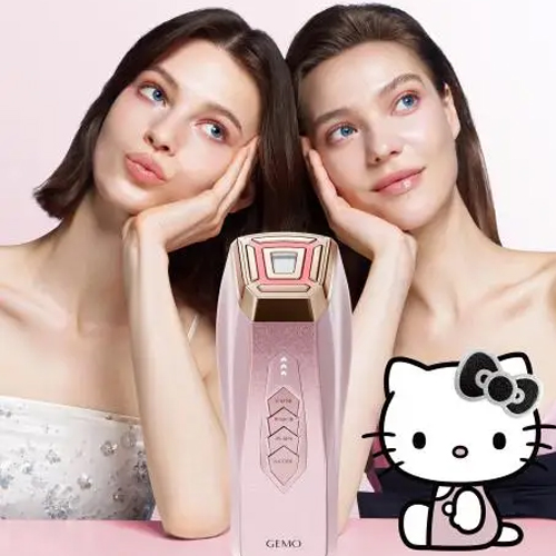 元气满满抵抗时光！gemo金茉 × hello kitty发布「全能粉光机」合作限定礼盒